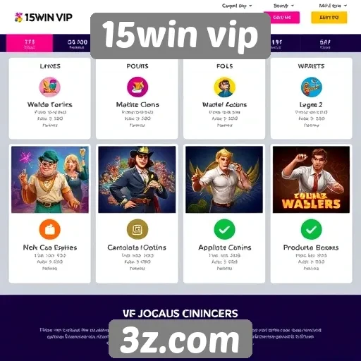 Comparativo entre 15win vip e outros sites de jogos